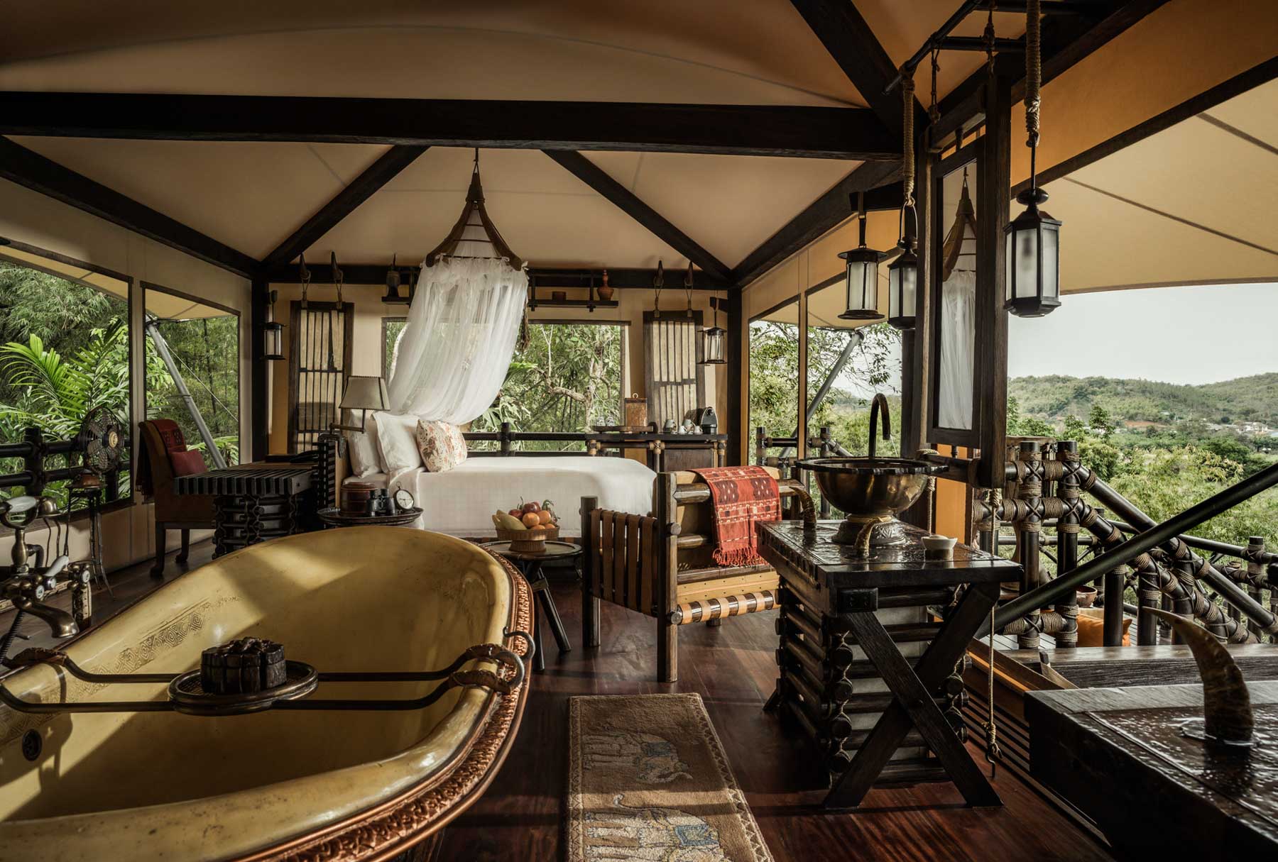 Four Seasons Tented Camp Golden Triangle In Chiang Rai, Thailand